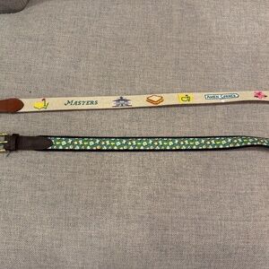 Vineyard Vines green concessions masters belt sz 40